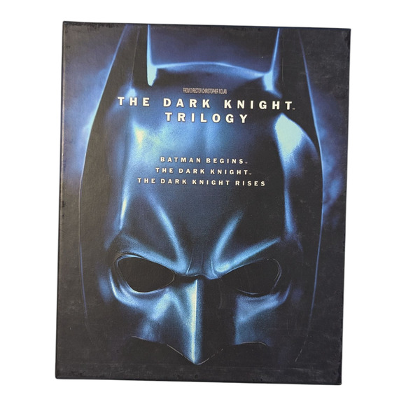 The Dark Knight Trilogy,Batman Begins,The Dark Knight,The Dark Knight Rises BLU - Picture 1 of 12